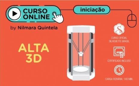 Curso Online Impressora 3D Silhouette Alta